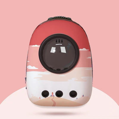 Mochila Cápsula Espacial Transparente para Mascotas