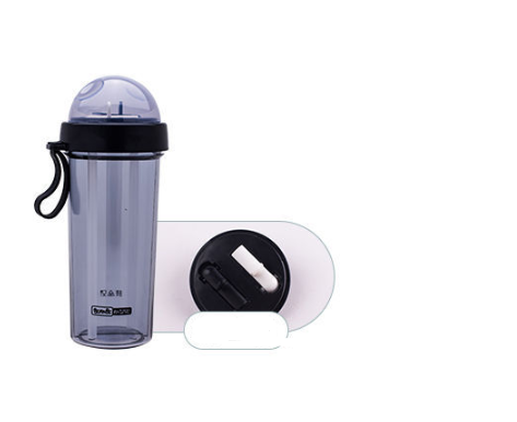 Botella Deportiva Doble Pajita 420/600ml - Hidratación Portátil Separada - Image 7