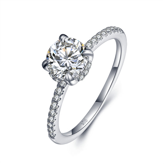 Anillo de Plata 925 con Zircón Redondo para Mujer - Image 16