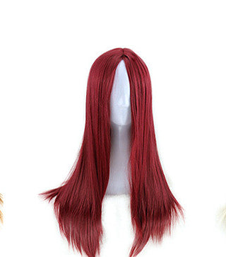 Peluca Larga Negra Liso Completo con Flequillo Divisor - Estilo Fashion - Image 7