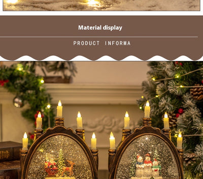 Lámpara Linterna Navideña de Cristal Portátil para Decoración - Image 14