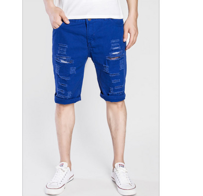 Shorts Casuales Desgastados para Hombre - Image 7