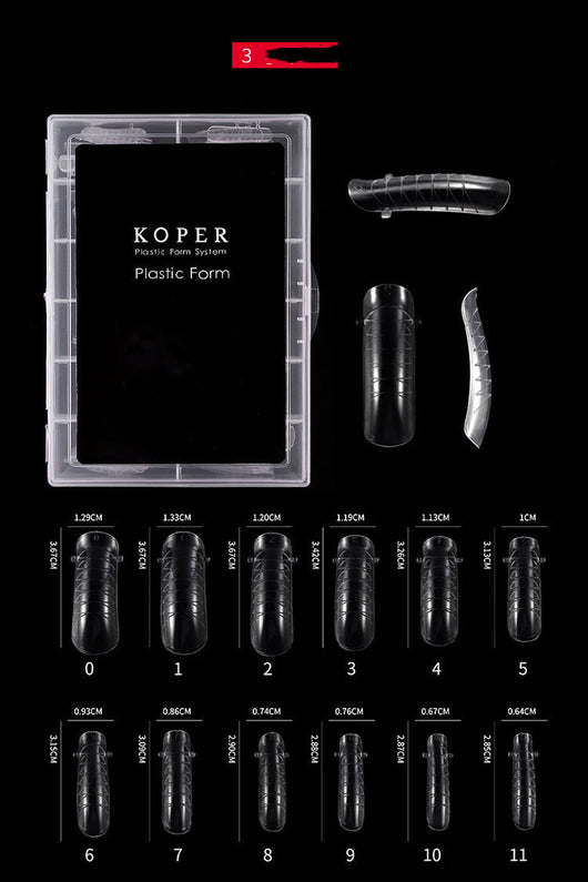 Molde de Uñas Postizas sin Papel de Soporte - Extensión de Acrílico Profesional - Image 7