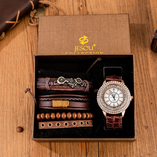 Conjunto de Regalo: Reloj, Cinturón y Pulsera Premium - Image 10