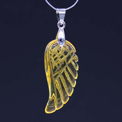 Colgante Alas de Ángel en Cristal Natural - Image 39