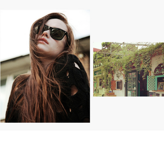Large-frame square sunglasses with a tortoiseshell pattern frame and gradient brown lenses, shown from front and side. - Image 14
