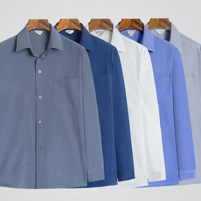Camisa Casual Suelta de Manga Larga para Hombre - Image 2