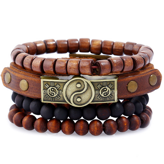 Pulseras de Cuero con Abalorios Artesanales - Image 15