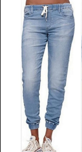Jeans Skinny Mujer Efecto Teñido - Cintura Alta Ajustable - Image 7
