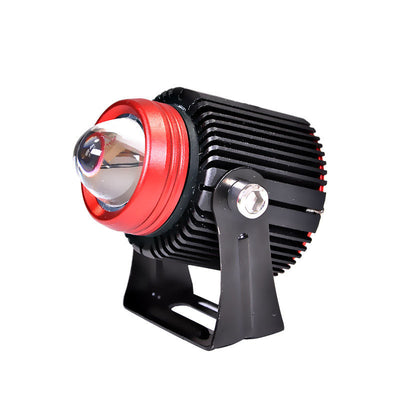 Faro Reflector LED para Moto 'Cañón de Acero' con Lente - Image 9