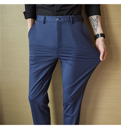 Pantalones Casuales Slim Fit de Color Sólido para Hombre - Image 15