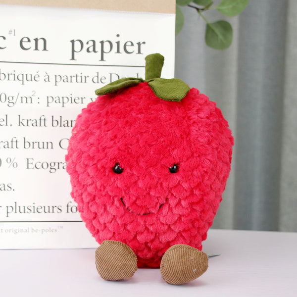Peluche de Fresa Interactivo con Diseño Realista