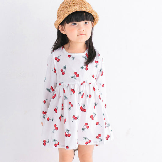 Vestido Infantil Floral con Estampado Adorable