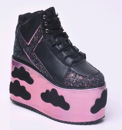 Zapatos Plataforma con Lentejuelas Negras - Estilo Cloud YRU - Image 7