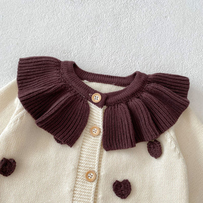 Cardigan Infantil con Corazones Tejidos - Manga Larga - Image 19