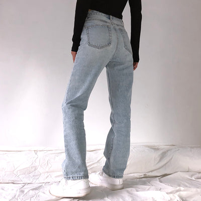 Pantalones Vaqueros Retro Talle Alto Corte Recto - Image 2