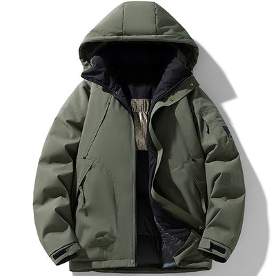 Chaqueta Acolchada Deportiva Casual para Hombre - Abrigo de Invierno - Image 9