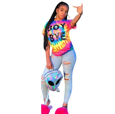 Playera Estampada con Letras Posicionadas - Diseño Graffiti Europa América - Image 3