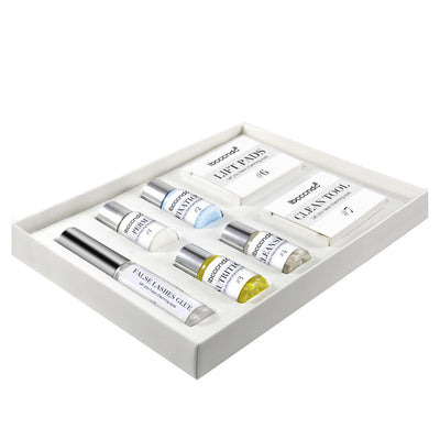 Kit Completo para Pestañas: Máscara Alargadora + Adhesivo de Larga Duración + Sérum de Crecimiento Coreano - Image 4
