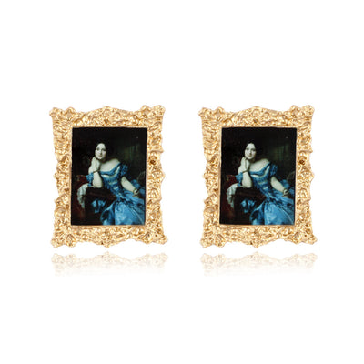 Aretes de Aleación Inspirados en Álbumes - Diseño Creativo y Trendy - Image 7