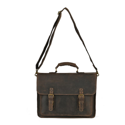 Bolso Crossbody para Laptop de Cuero Premium con Asa Simple - Image 6