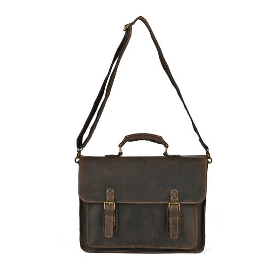Bolso Crossbody para Laptop de Cuero Premium con Asa Simple - Image 6