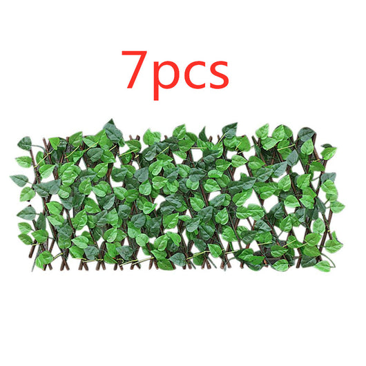 Valla de Privacidad con Hojas Artificiales Extensible para Jardín y Patio - Image 14