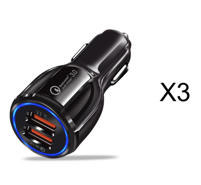 Cargador Rápido Dual USB QC 3.0 para Auto - Carga Ultra Rápida - Image 9
