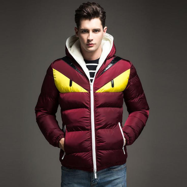 Chaqueta de Algodón Acolchada para Hombre - Abrigo Invernal Juvenil