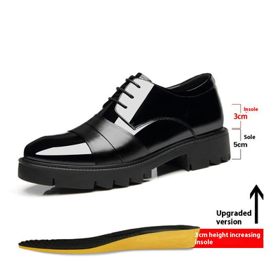 Zapatos Formales con Alzas Internas 10cm - Cuero Brillante Premium para Hombre - Image 7