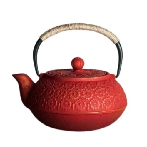 Tetera de Hierro Colado Chifumi Roja
