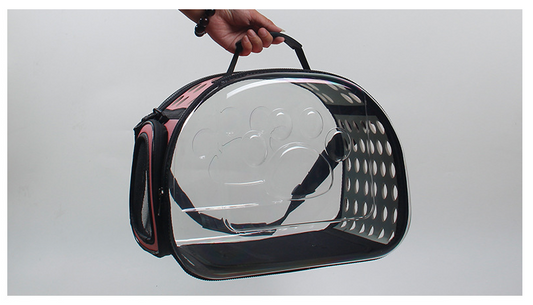 Mochila Transportadora Transparente para Gatos y Perros - Plegable y Respirable - Image 2