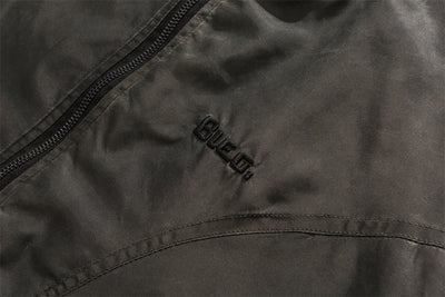 Chaqueta de Béisbol Vintage Desgastada para Hombre - Image 8