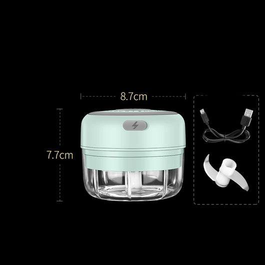 Procesador Eléctrico Mini para Alimentos y Ajo - Tritura, Pica y Mezcla - Image 29