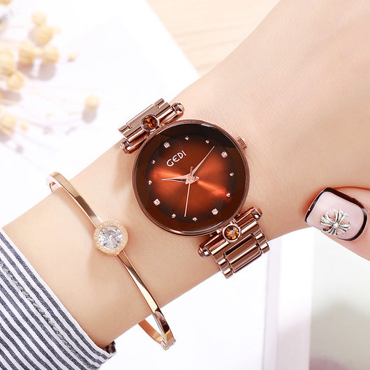 Reloj de Pulsera Acero Inoxidable para Mujer con Movimiento de Cuarzo - Image 14