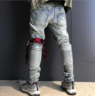 Jeans Rotos Hip Hop Tendencia Urbana para Hombre y Mujer - Image 3