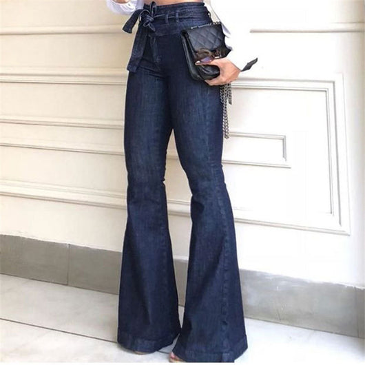 Pantalones Acampanados Elásticos con Cordones - Image 6
