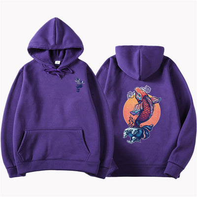 Sudadera con Estampado de Carpa - Image 9