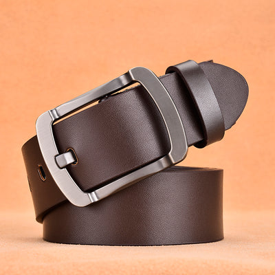 Cinturón de Cuero para Hombre con Hebilla de Pasador - Image 16