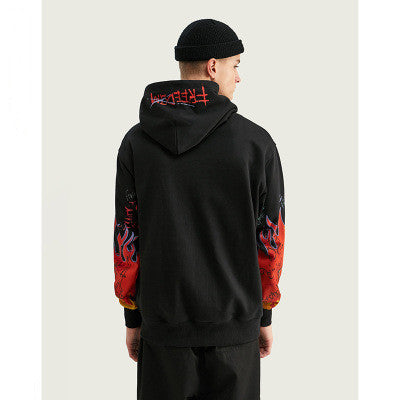 Sudadera Holgada con Capucha y Estampado Graffiti - Image 4