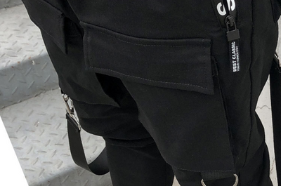 Pantalones Casuales Harlan Wei con Detalles de Cinta - Image 25