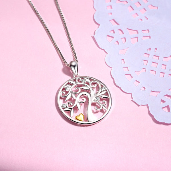 Colgante Árbol de la Vida Calado en Plata 925