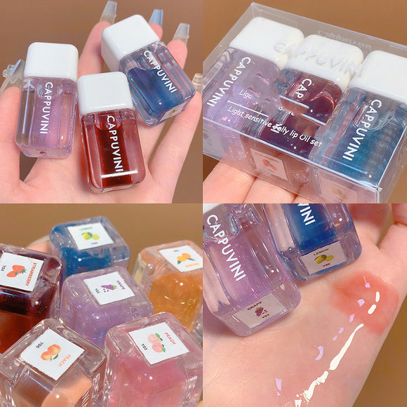Brillo Labial Espejo Transparente Hidratante y Nutritivo