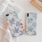 Funda para celular con diseño de piña y hoja electrochapada