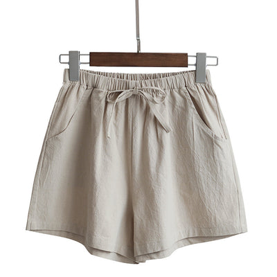 Shorts de Algodón y Lino para Mujer - Image 18