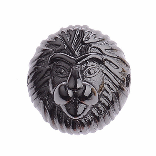 Abalorio Cabeza de León en Cobre para Pulseras de Hombre - Accesorio de Joyería Premium - Image 3