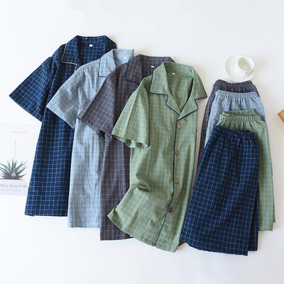Conjunto de Pijama Camisón a Cuadros - Image 52