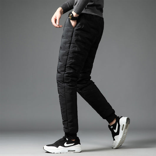 Pantalones Térmicos de Algodón Rellenos de Plumón para Hombre - Image 2