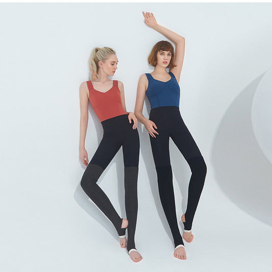 Traje de Yoga Aéreo Nude Retro con Ajuste de Colores