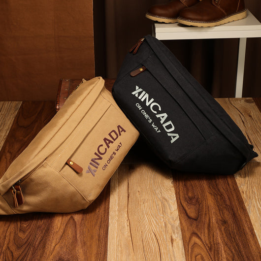 Bolsa de Pecho Multifuncional para Hombre - Mochila de Lona de Gran Capacidad - Image 4